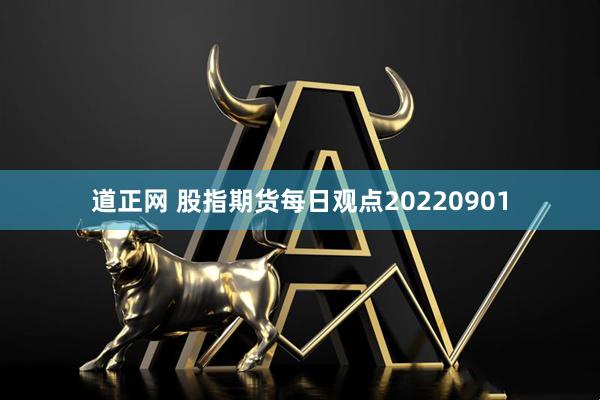 道正网 股指期货每日观点20220901